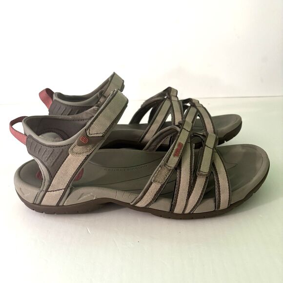 TEVA Tirra Adjustable Sandals Women's Size 11 Tan Gray Hiking Outdoor Trail - Picture 4 of 9